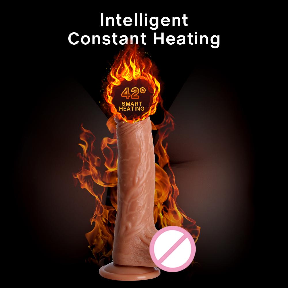 Thrusting Dildo Vibrator Sex Toys For Women G Spot Vagina Anal Stimulation With 10 Vibration 7 Telescopic Adult Toys For Couple