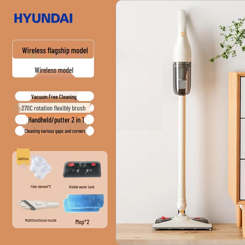 Беспроводной пылесос и швабра «все в одном» с высокой мощностью всасывания для дома - Маленький, ручной, подходит для домашних животных, удалитель пылевых клещей