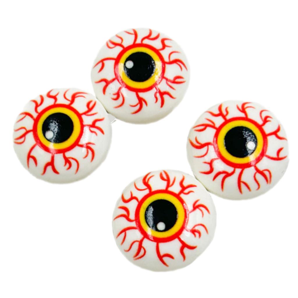 Halloween Eyeball Hair Clip Spooky Costume Accessory For Adults Kids Parties Resin Alloy Design Hairpin Hair Decorations
