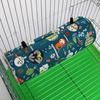 Cotton Hanging Hammock Tunnel Warm Plush Hideout Hamster Tube Toy Hanging Bed Cage Hanging Bed Hideaway Toy for Small Animals
