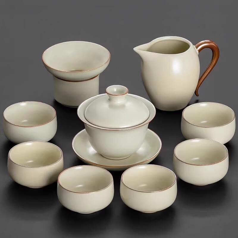 Чайный набор Gaiwan из руин печи Найцзян Ru