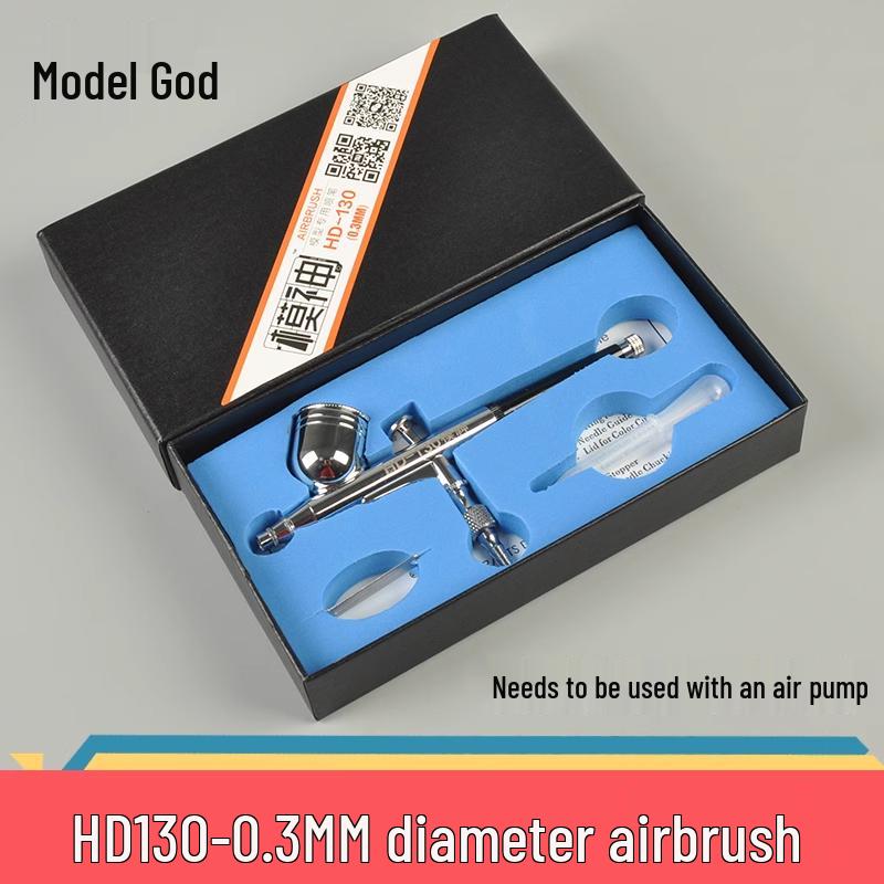 Набор для аэрографии моделей Gundam: 0.2, 0.3, 0.5 для Татуировок, Маникюра, Декорирования Тортов и Аэрографии (Ручной росписью)