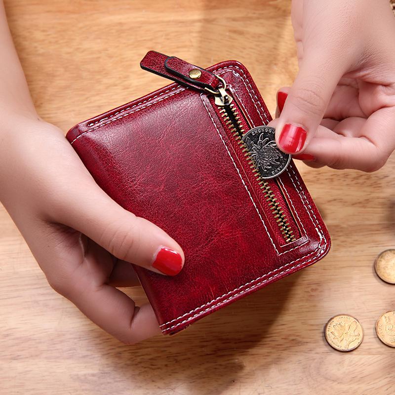 Mini Wallet Women Luxury Leather Wallets Coin Bag Hasp Short Wallet Small Woman Wallets Clutch Bag