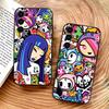 Япония T-Tokidokis Чехол для телефона Samsung S25,S24,S21,S22,S23,S30,Ultra,S20,Plus, Мягкий силиконовый черный чехол
