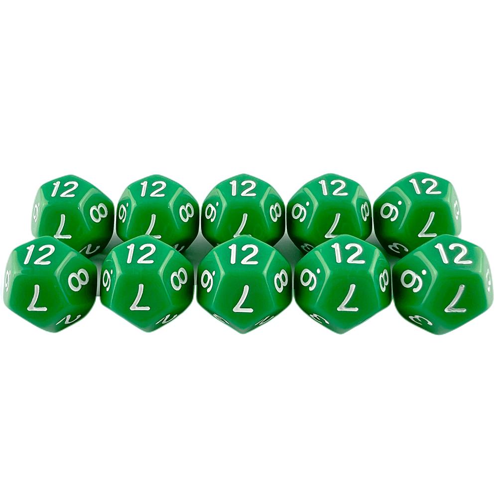 D12 Dice Polyhedral Dice DND Dice Set 10pcs Game Dice Table Game Props