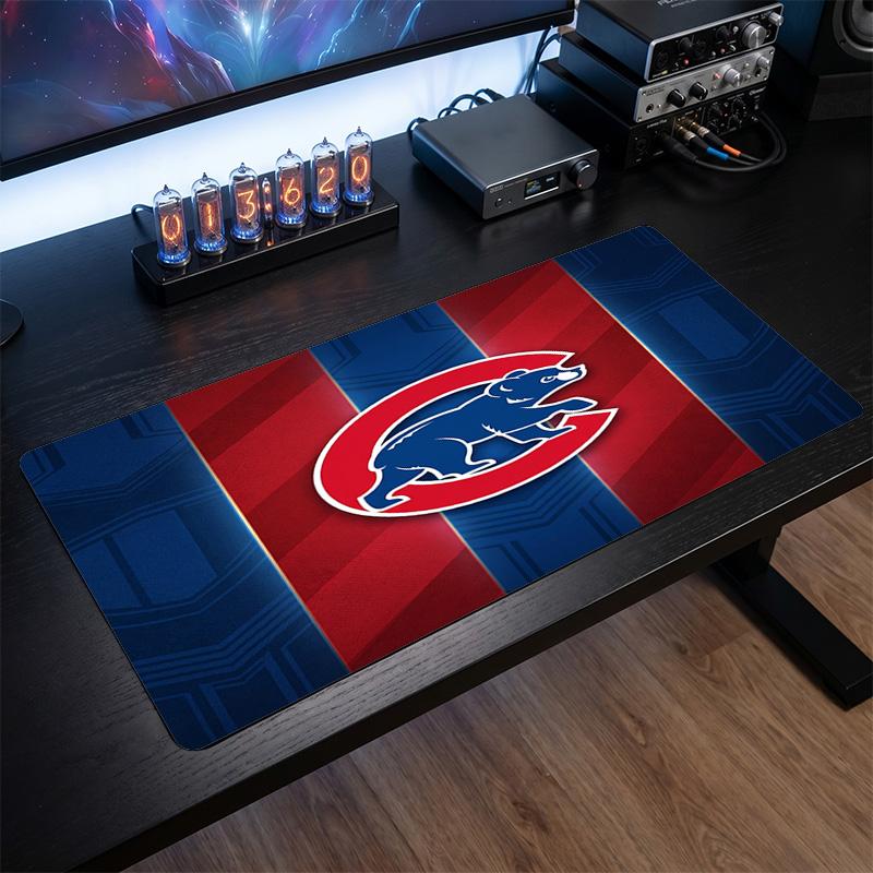 Коврик для мыши с узором Chicago Cubs Анти?Нескользящий резиновый коврик для стола для игр, работы, украшение рабочего стола