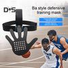 Basketball Face Guard 3D Eye-Blocking Shoot Dribble Training Face Shield with Headband Shooter Jump Shot Basketball Defensive Masque