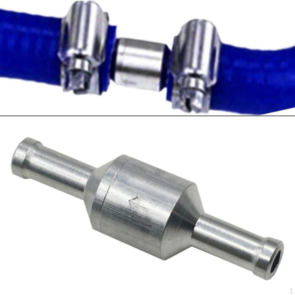 6-12mm Inline Non-return Check Valve Auminium Fuel Water Gas Air Vacuum