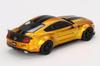 MINI GT Ford Mustang LB Gold Готовый продукт 1/64 LBWORKS (Левый руль) MGT00847-L