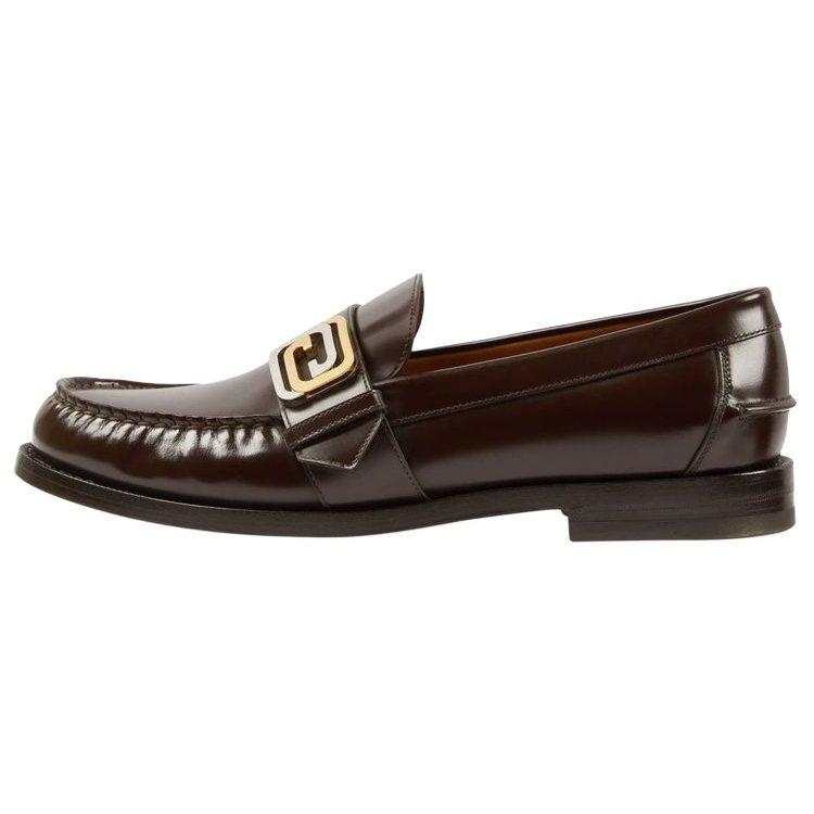 Gucci Лоферы с пряжкой Gg 'Night Cocoa' 723631 17X00 2106