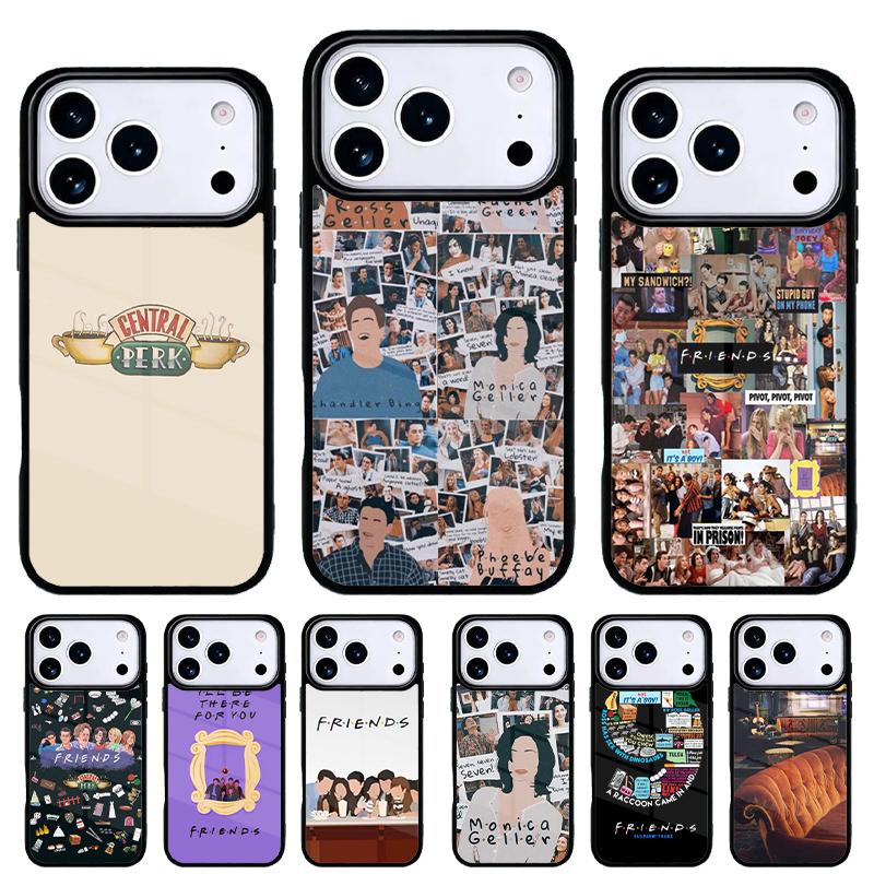 Central Perk Coffee Friends Phone Case for iPhone 17 16 15 14 13 Pro Max Back Cover for 12 11 Pro Coque