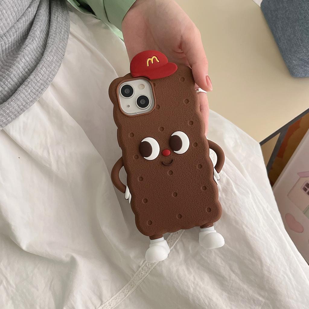 For iPhone 15 Silicone Case Cute Design Shockproof Phone Back Cover