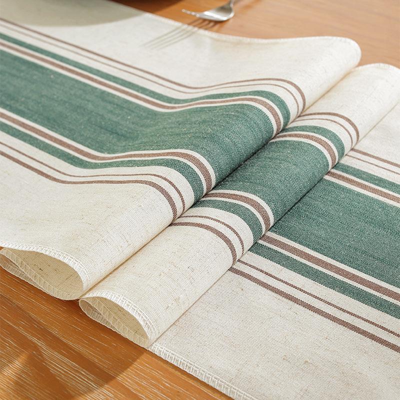 Рождественская дорожка на стол с кисточками ручной работы, полосатая дорожка на стол, украшение в стиле бохо, дорожка на журнальный столик для дома, 13x72 дюйма