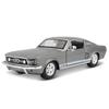 Литая модель автомобиля Ford Mustang GT 1967 года в масштабе 1/24 от Maisto серого цвета (Код продукта: 31260 GY)