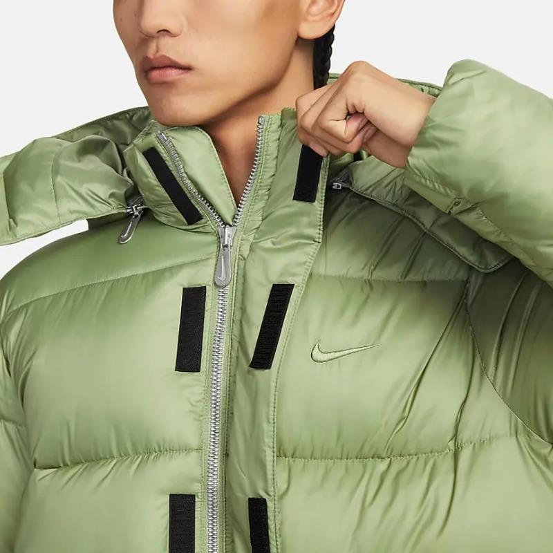 Nike Спортивная и Повседневная Серия Логотип Бренда Вышитый Логотип Худи Куртка-Пуховик Хлопковая Куртка DQ4921-334 Мужские Размеры