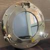Nautical Brass Porthole Mirror |Vintage Inspired Ship Wall Décor for Bathroom & Bedroom |Retro Maritime Home Decor Housewarming Unique Gift