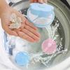 Laundry Mesh Filter Bag Washing Machine Cleaning Pouch Flower Shaped Floating Hair Catcher Bag Debris Fur Removal Net Lint Bag