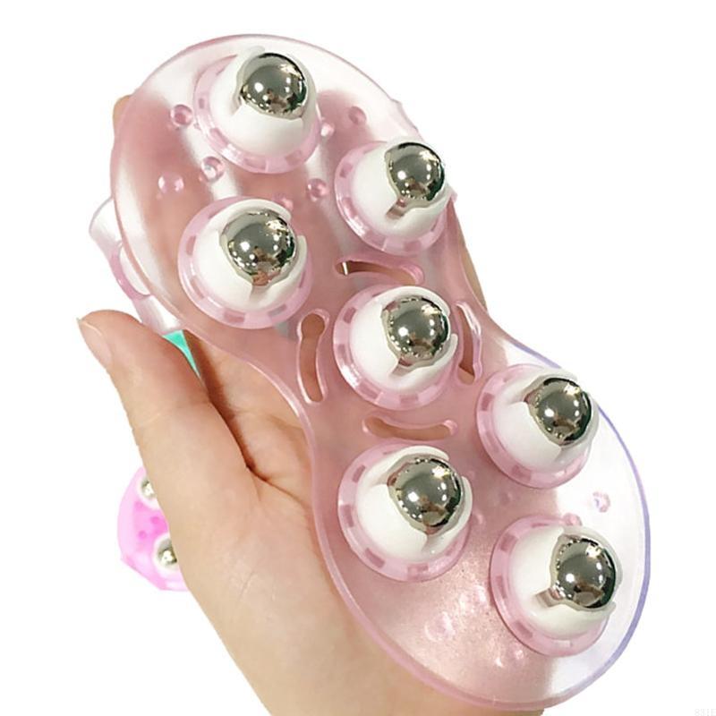 831E Roller Balls Body Massage Glove Muscle Pain Relief Relax Anti Cellulite Massager For Neck Back Shoulder Buttocks for Hea