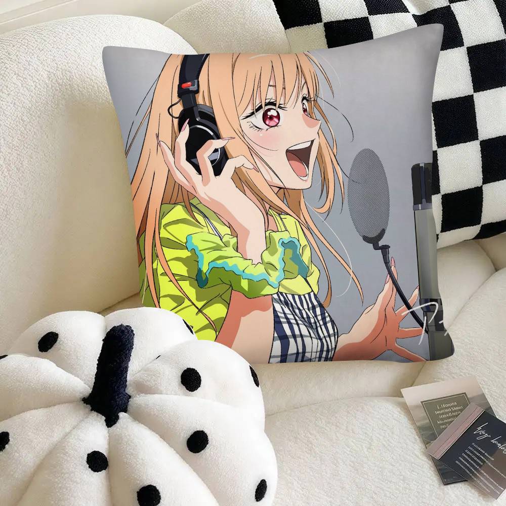 Anime MMy DDressUp DDarlingS Pillow Case Fashion Square Pillowcase Bedroom Sofa Room Ins Decoration Leisure