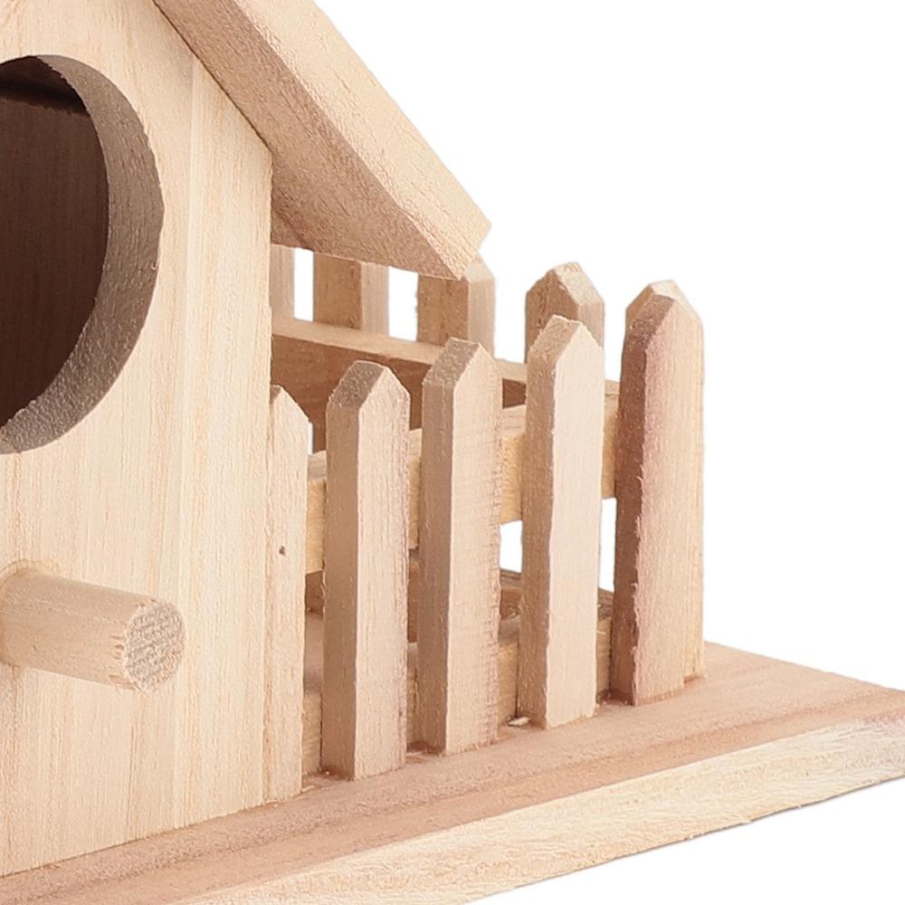 1pcs 4 Hole Design DIY Birdhouse Kit Handmade Craft Garden Bird House DIY Craft Activity