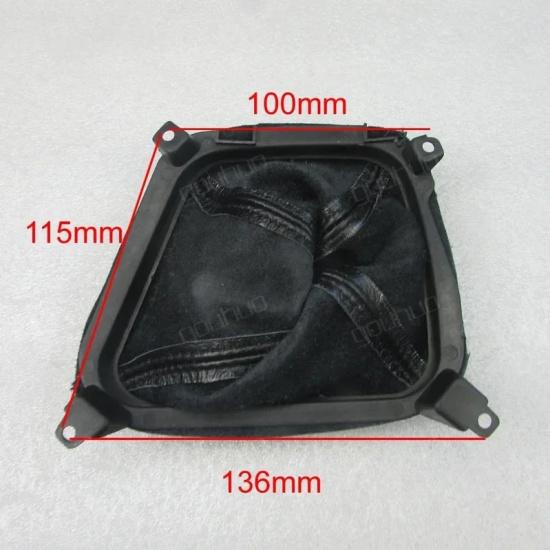 For Hyundai Tucson Gear Shift Stick Gear Shifter Collars Dust-proof Cover Gearstick Gaiter Boot PU Cowhide