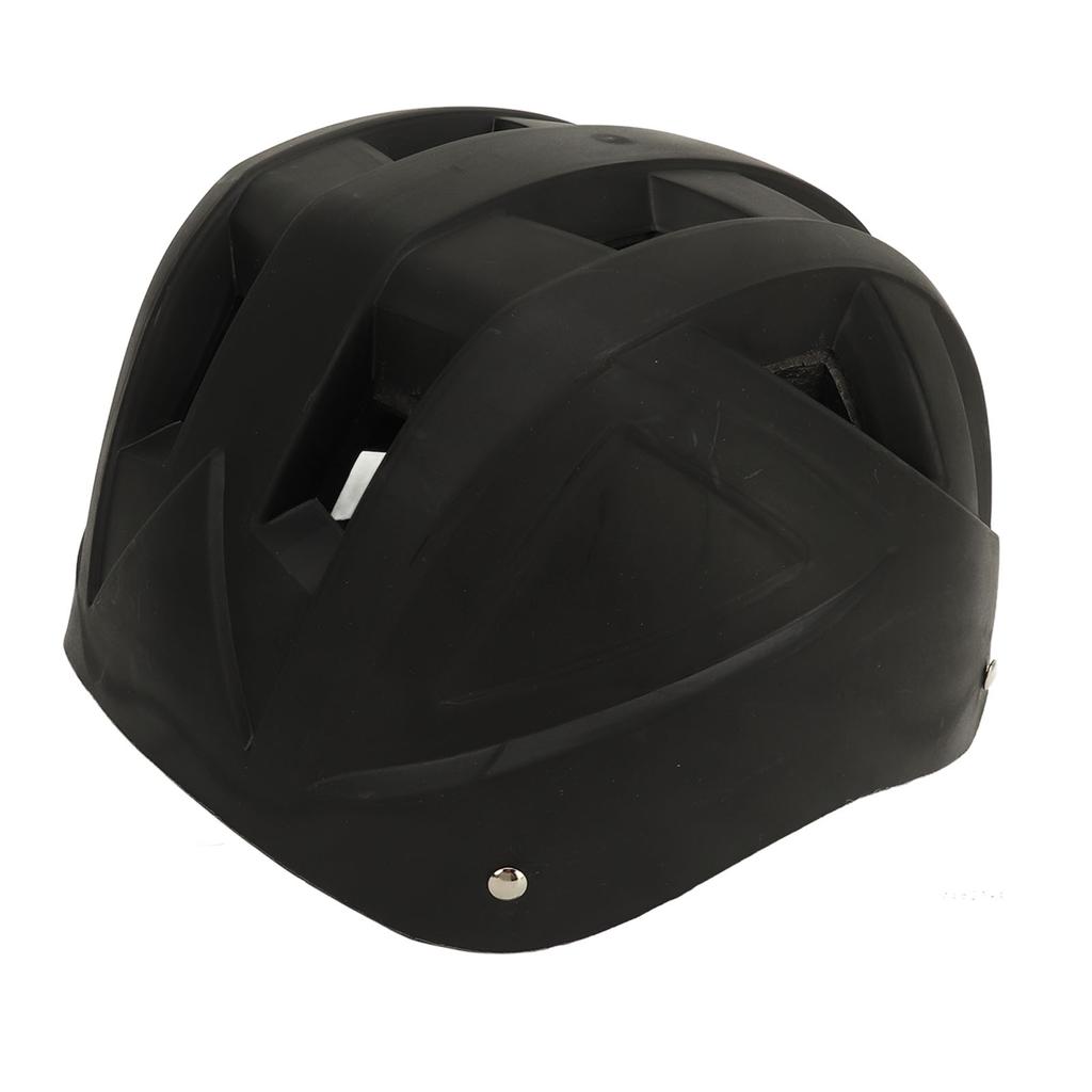 Детский велосипедный шлем, легкий, дышащий, с отверстиями, защита головы, велосипедный шлем для детей, черный