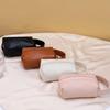 Portable PU Makeup Bag Data Cable Storage Lipstick Makeup Organizer Travel Toiletry Bag  Girls