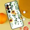 Красивый желтый чехол-подсолнух для Samsung Galaxy S25 Ultra S24 S22 S21 Ultra S9 S10 S20 Plus S23 FE Funda Cover