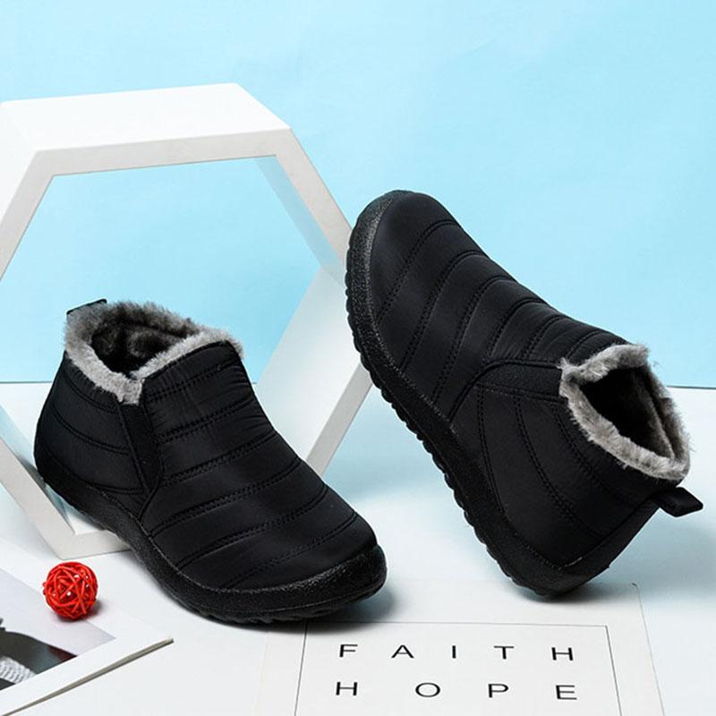 Men Shoes Sneakers Breathable Boots Men Winter Snow Boots Casual Men Winter Boots Ankle Sneakers Furry Warm Male Shoe Work Shoes