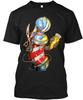 Униформа парикмахера - Гигантский шест - черная футболка T-shirt Сделано в США Размеры от S до 5XL