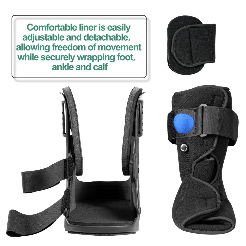Air Walking Boot Fracture Boot Short Walker Protective Boot Fits Left or Right Foot Ankle for Injuries Fractures Sprains