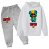 New Children's Sports Outfit Set- T-shirt+pants Featuring Cartoon and Anime Game Patterns Suitable for Boys and Girls