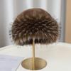 Korean Style Plush Bucket Hat Brimless Fluffy Warm Hat Retro Mink Fur Fisherman Hat  Outdoor