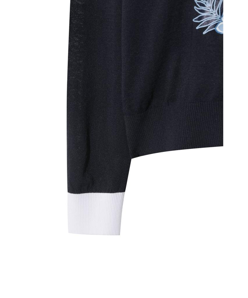 WAAC [Exclusive] Women Palm Tree Crewneck Sweater Wwwam26902Nyx