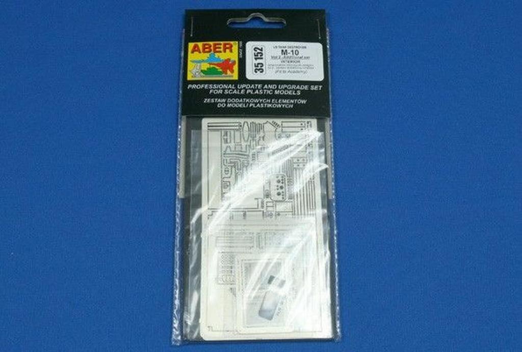 Aber 1/35 scale American M-10 Tank Destroyer Vol.2 Interior Parts (for Academy Model Kit) Plastic Model Kit Parts 35152 (Tank)