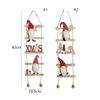 With Bells Climbing Ladder Santa Claus Pendants Cartoon Merry Christmas Decor  Party Favors