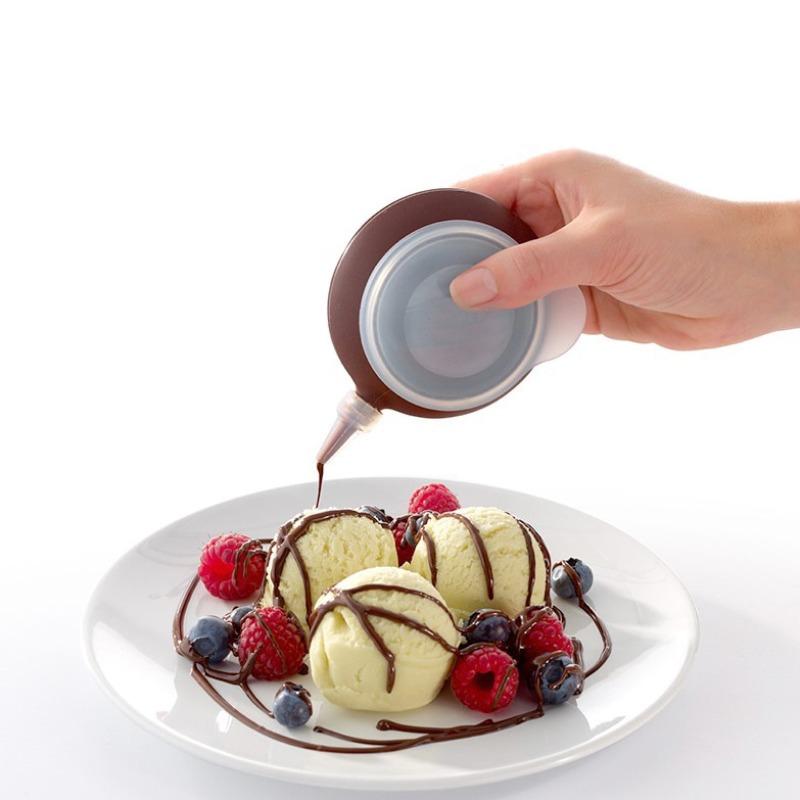 Силиконовый декоративный горшочек для макарон, экструдер для шоколадного джема, набор из 5 насадок для кухонных инструментов для выпечки тортов