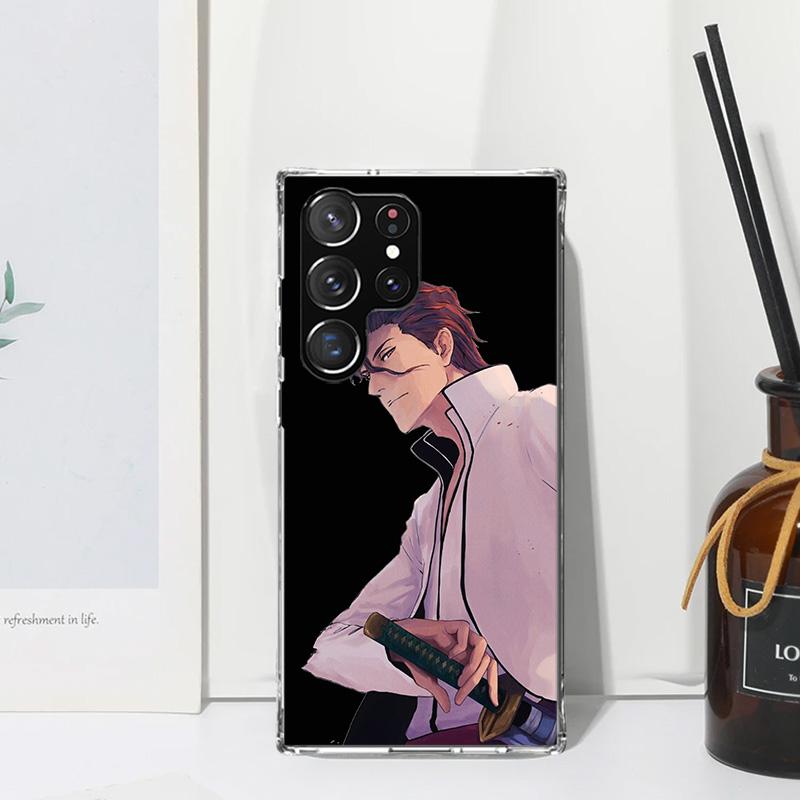 Чехол для телефона Bleach Айзен Соуске для Samsung Galaxy S26 S25 Edge S24 FE S23 S22 Ultra S21 Plus S20 + Художественные Fundas Задняя крышка Galaxy