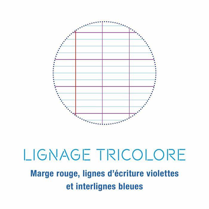 Cahier - Clairefontaine - 981472C - Couverture bicolore - 96 pages - Papier 90 g/m²