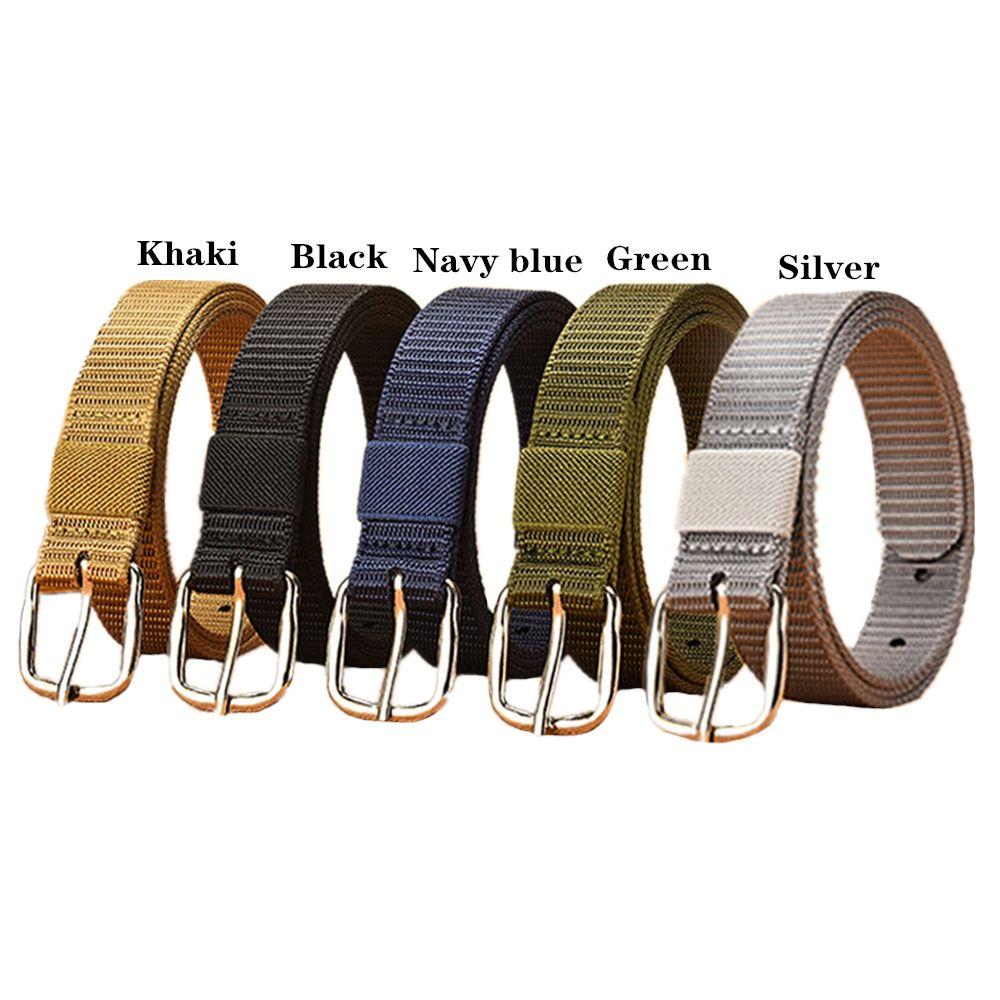 Men Women Casual Classic Outdoor Sports Braided  Belt Fabric Waistband Canvas Belts