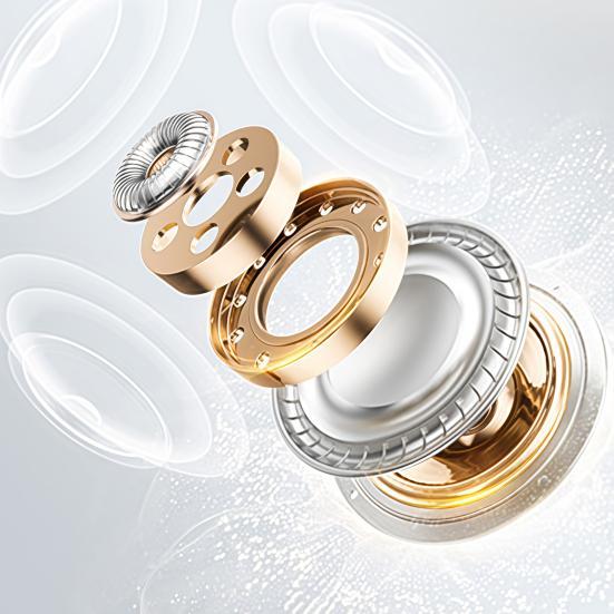 1 Pair Wireless Earphone Half-in-Ear Noise Canceling HiFi Sound Bluetooth-compatible 5.3 Earbuds Sports Running Headphone Earpiece