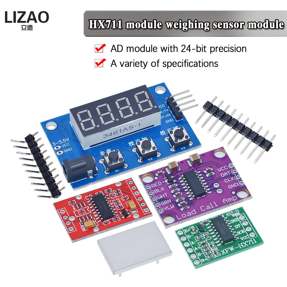 Модуль весового датчика LIZAO HX711 + тензодатчик из легированной стали 1 кг 5 кг 10 кг 20 кг для Arduino Электронные весы DIY