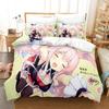 3D Print Anime Girls This Art Club Has A Problem Bedding Sets Duvet Cover Set With Pillowcase Twin Full Queen King Bedclothes