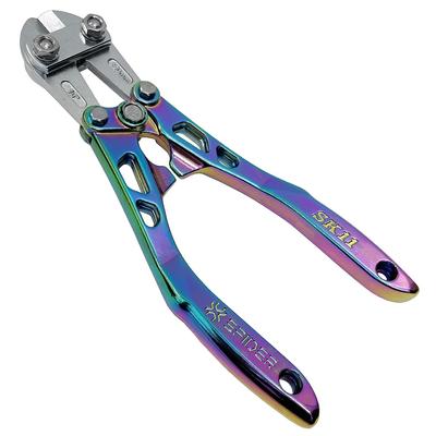 Алюминиевый болторез SK11 SPIDER с изогнутой ручкой Rainbow Titanium 250 мм SPD-B250P