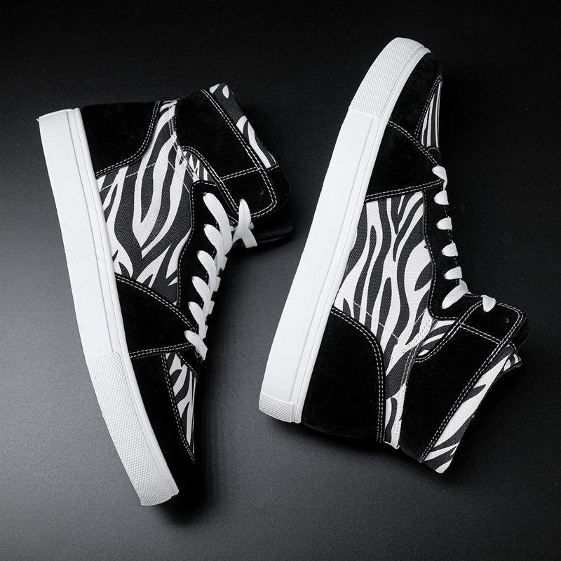 Осень-весна Мужская повседневная обувь с высоким верхом для мужчин Белые кроссовки Мужские парусиновые туфли Плоские теннисные туфли zapatillas de hombre zapatos