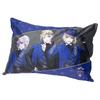 Наволочка Moripiro Twisted Wonderland, Помефиоре, темно-синяя, 43 см x 63 см, Официальный товар с персонажем Диснея, Микрофибровая подушка Twisted Wonderland