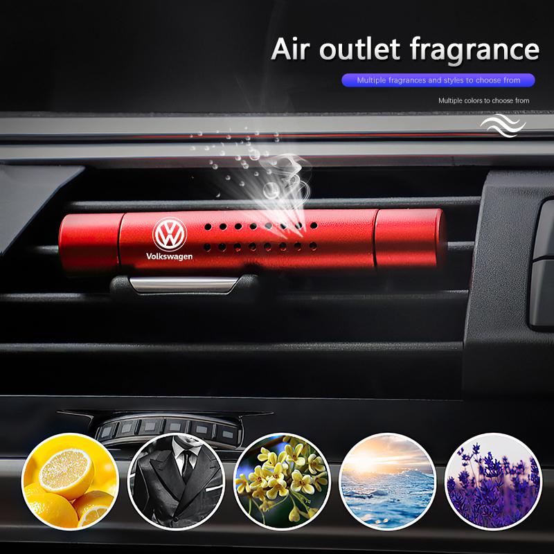 Car Air Outlet Fragrance Clip Air Freshener Auto Accessories For Volkswagen VW Polo Golf T5 Caddy T4 Touran GTI Passat Scirocco ze9