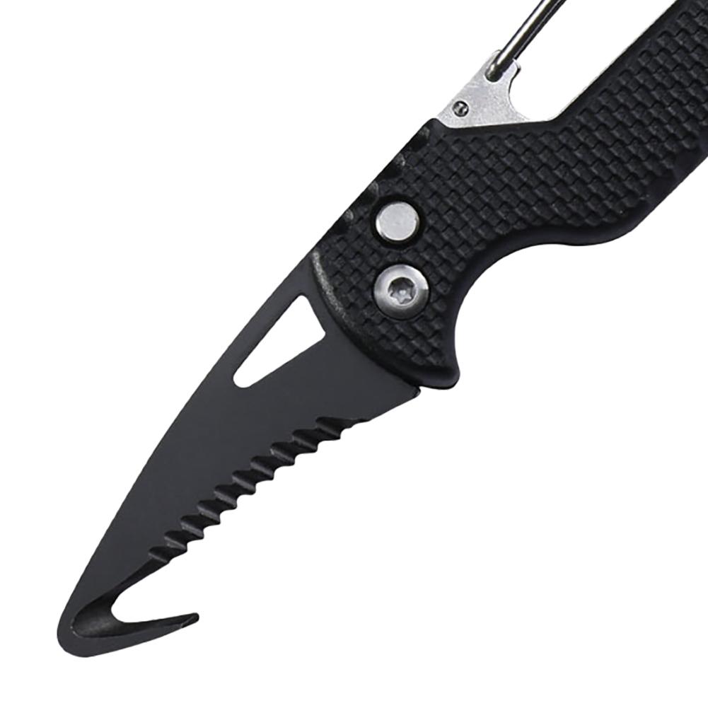 Карманные брелоки Открытая коробка Открытый портативный складной нож Аварийные инструменты (черный) Брелоки для ключей Брелоки для ключей Брелоки для ключей