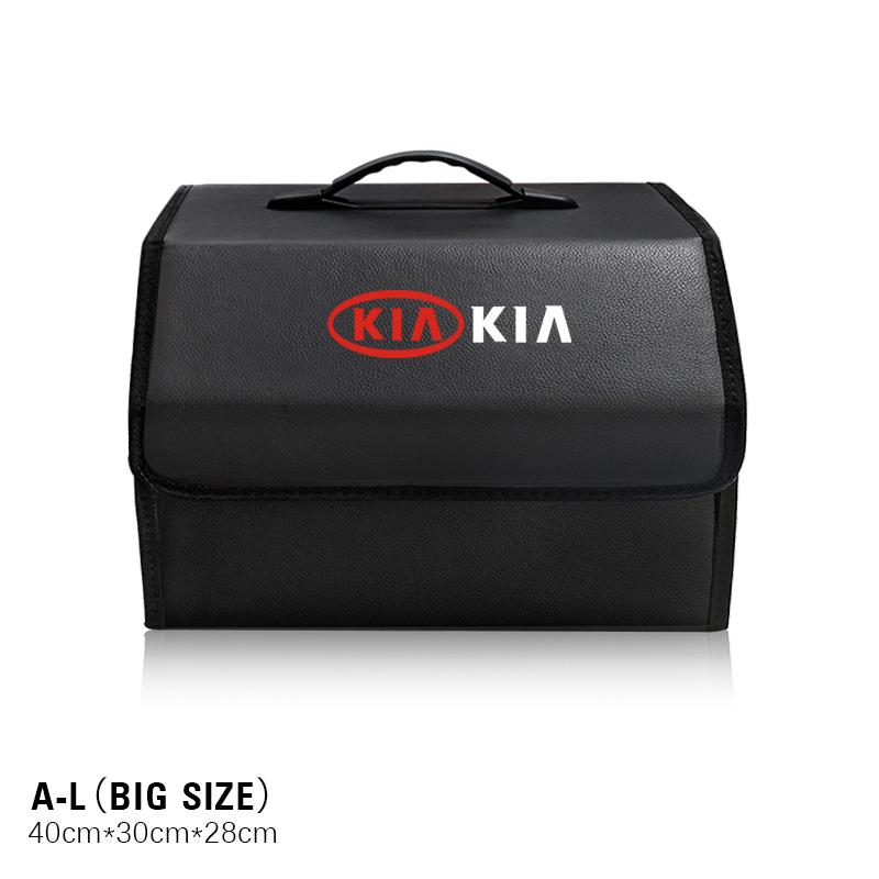 Многофункциональный органайзер для багажника автомобиля с логотипом KIA EV6 Sorento Niro Sportage Ceed Picanto Stinger Borrego tkjzm00