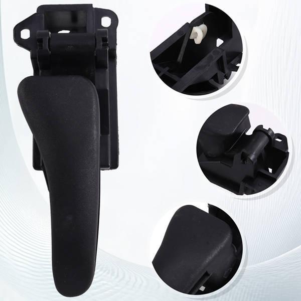 Car Right Inner Door Handle, Black Plastic - Compatible with Ben